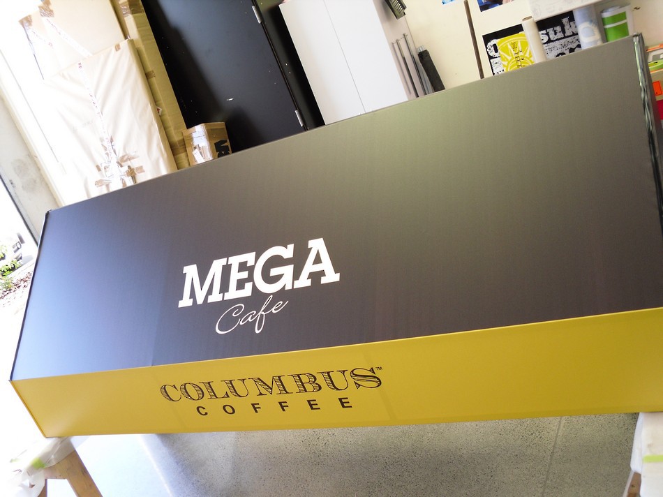Coffee Shop Signage - Columbus Mega Coffee